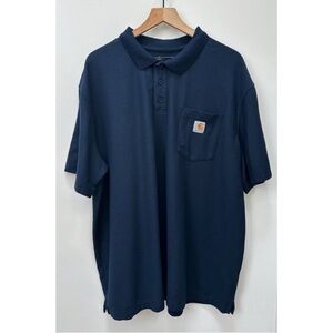Carhartt Men’s Polo Original Fit Navy Shirt